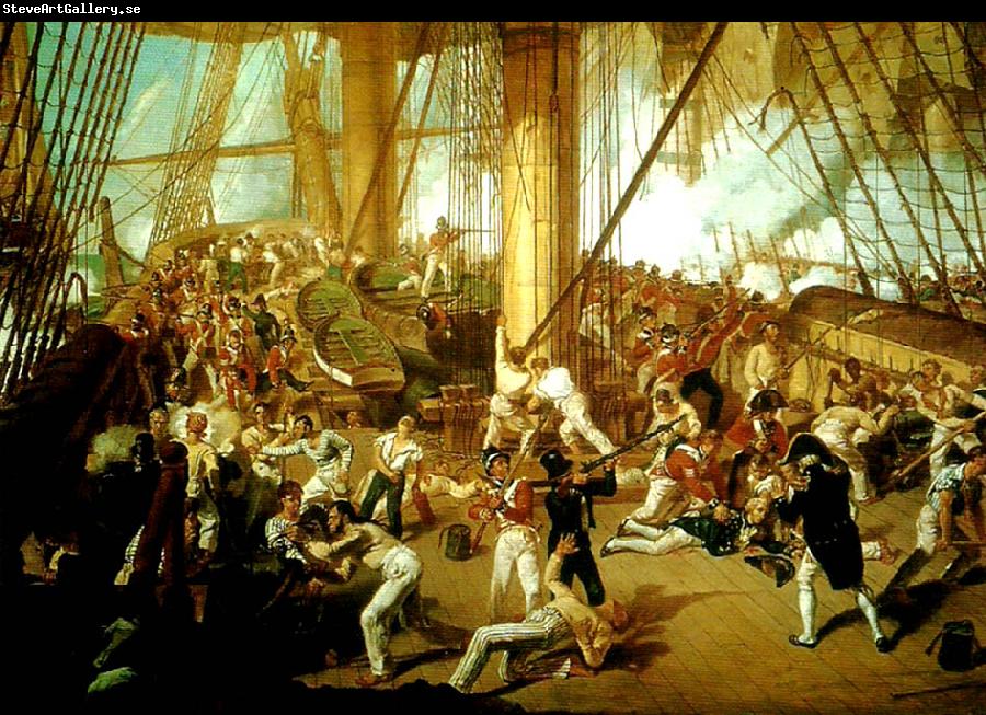 Denis Dighton the battle of trafalgar